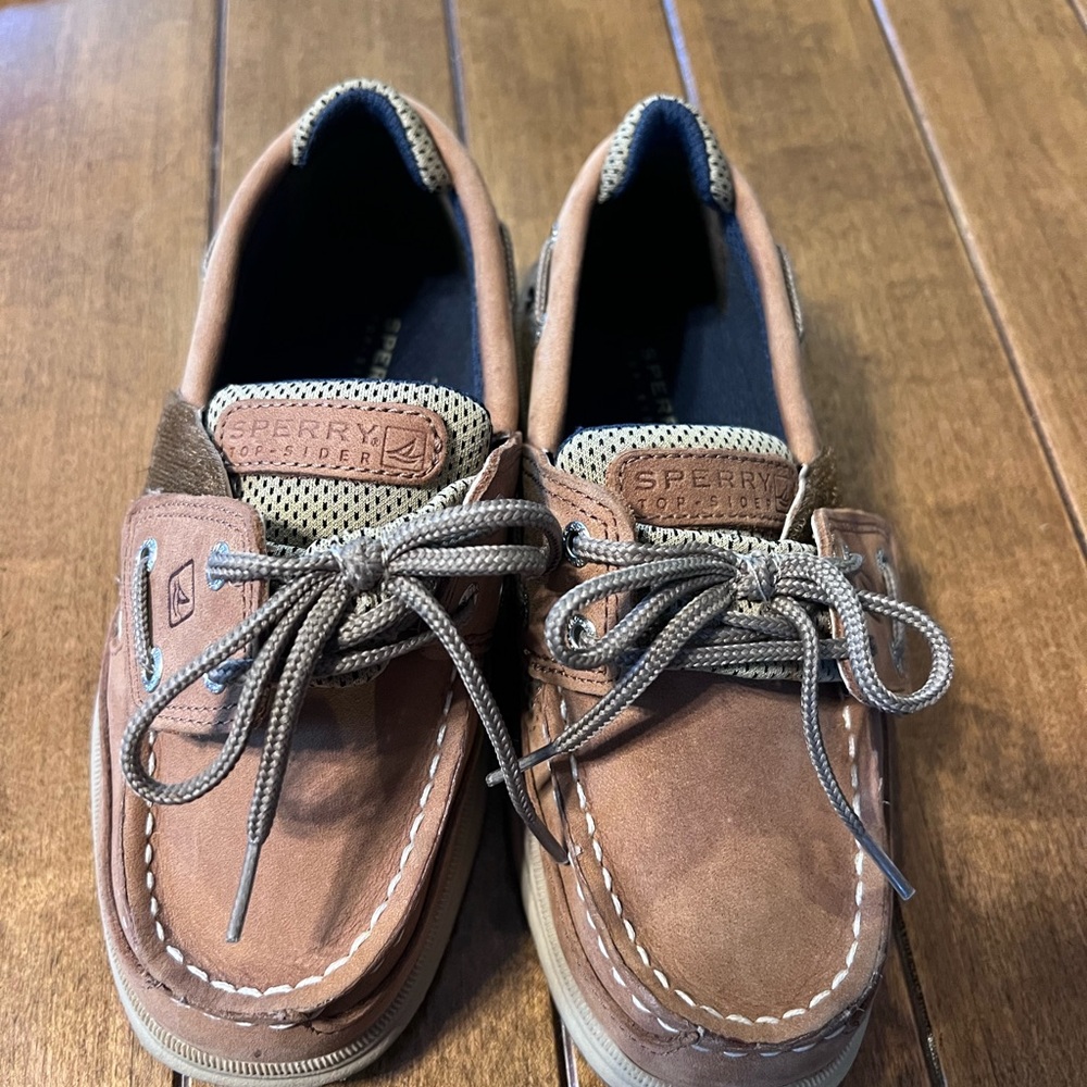 Boys size 11.5 sperry velcro shoes